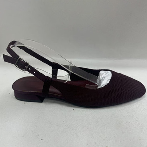 Zapatos planos de mujer al por mayor con tacón bajo, estilo Mary <span class=keywords><strong>Jane</strong></span>, de punto degradado ombré, con punta y correa de hebilla - Product Image 4