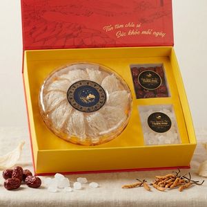 Nido de Golondrina Seco de Origen Vietnamita con Empaque Rojo de Lujo, Alimento Natural Delicioso y Altamente Nutritivo, Negocio de Importación al por Mayor - Product Image 1