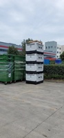Conteneur en plastique pliable de haute qualité en HDPE, robuste, pour le transport industriel, palette, boîte