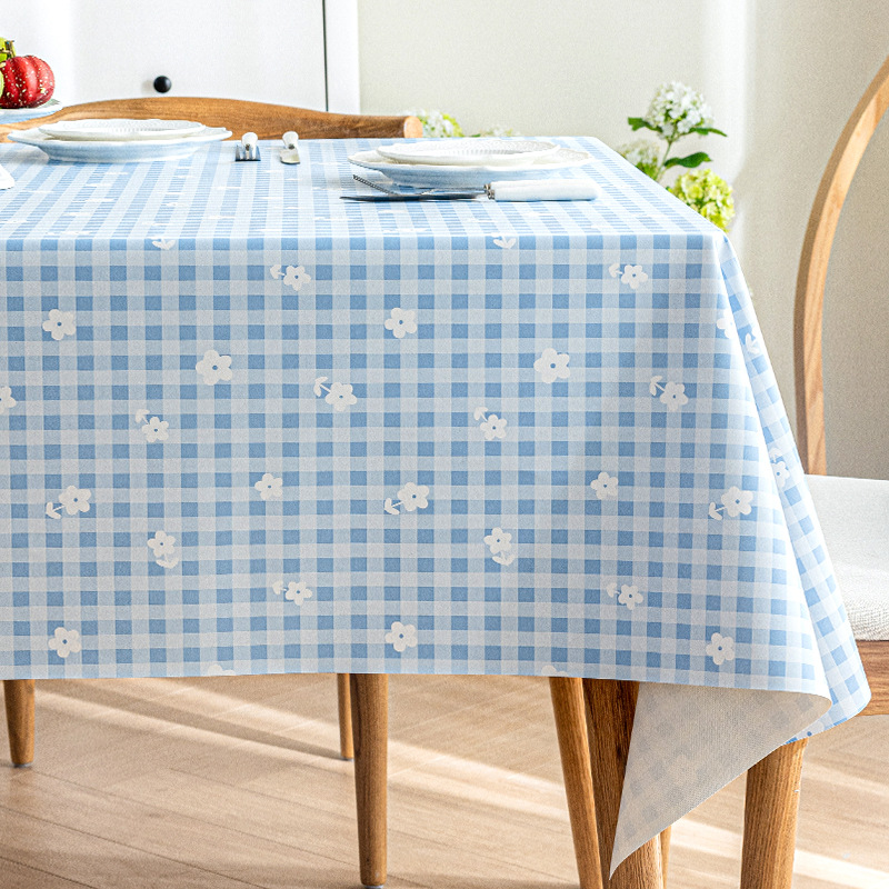 Fresh little checkered pattern - blue