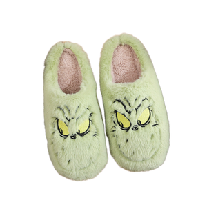 Nouvel article transfrontalier : Monstre en fourrure de Noël pour l'hiver, chaud et confortable, avec semelle extérieure en TPR, pour hommes et femmes - Product Image 1