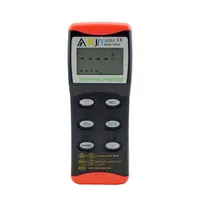 Termómetro de termopar multifunción de alta precisión AZ8852, termómetro digital de pantalla grande de doble canal, registrador de temperatura tipo K J T