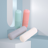 Gobelet de voyage pour brosse à dents – Étui portable pour le voyage et le camping – Protège et range votre brosse à dents – Articles de bain et de toilette