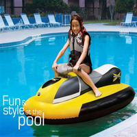 बच्चों की गर्मियों में पानी खिलौना मोटरबोट फ्लोट inflatable बिजली जेट स्की स्विमिंग पूल खिलौने समुद्री मोटर नाव बूस्टर पानी नाव