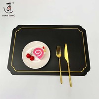 Sets de dessous-de-plat universels pour restaurant, écologiques, en PVC plastique de luxe, résistants à la chaleur, personnalisés, imprimés, pour table de cuisine