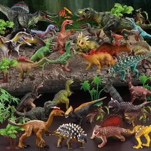 Penjualan Laris Baru Set Mainan Dinosaurus Simulasi Anak-anak dengan Tikar Mainan dan Tokoh Mainan Hewan Dinosaurus Lainnya