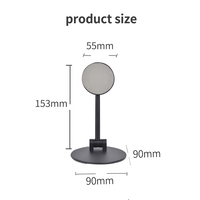 Support de téléphone vertical magnétique en alliage d'aluminium pour bureau, cuisine, studio, maison, table - Nouveauté 2026 - Meilleures ventes