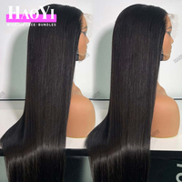 Peluca de cabello natural vietnamita 15A, pelucas de cabello humano sin pegamento con encaje frontal Full HD, pelucas frontales de encaje HD con cutícula India natural
