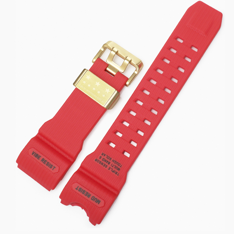 Boucle dorée Bracelet rouge