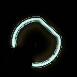 Haute qualité LED <span class=keywords><strong>Angel</strong></span> <span class=keywords><strong>Eyes</strong></span> Halo anneaux <span class=keywords><strong>phare</strong></span> RGB LED emblématique Angle yeux Kit 12V voiture DRL éclairage pour F30 F35 F81 F60 E90 E92 - Product Image 4