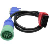 Câble de diagnostic 9 broches 16 broches pour machines agricoles, lecteur de codes de défaut, compatible avec New Holland