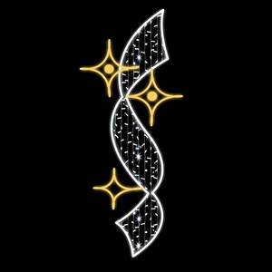 Dış Mekan Sokak Aydınlatma Direği Motif Işık Dekorasyonu Festivali Dış Mekan Su Geçirmez Noel Süslemeleri Led Direk Motif Sokak Lambaları - Product Image 2