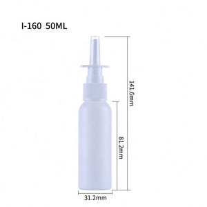 30ml HDPE Plastic Empty White Nasal Spray Pump Cylinder Spray <b>Bottle</b> With Clip Iso 15378 - Product Image 6
