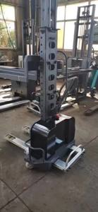 500 किलो 700 किलो 1000 किलो सेल्फ लिफ्टिंग सेमी इलेक्ट्रिक मैनुअल स्टेकर चलते सेल्फ लोडिंग पैलेट जैक स्टेकर - Product Image 5