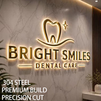 Lettres acryliques frontales de qualité supérieure, éclairées par LED, étanches pour la publicité en vitrine de magasin