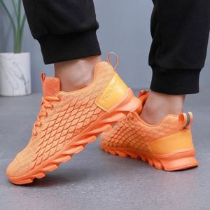 Chaussures de course décontractées pour hommes, personnalisables en gros, avec lacets, semelles intérieures confortables en EVA, doublure en maille respirante, toutes saisons - Product Image 5