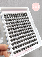 Kit de cils en grappe en gros, extensions de cils segmentées, kit de cils en grappe personnalisé, fournisseur d'extensions de cils en grappe DIY en cachemire