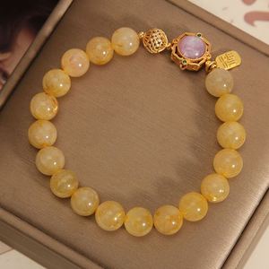 Pulsera de cuentas de cristal de ojo de tigre con dije de calabaza chapado en plata/oro y piedras curativas para mujer - Product Image 4