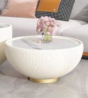 Table basse moderne en bois, style simple et luxueux, pour salon et appartement, vente en gros populaire