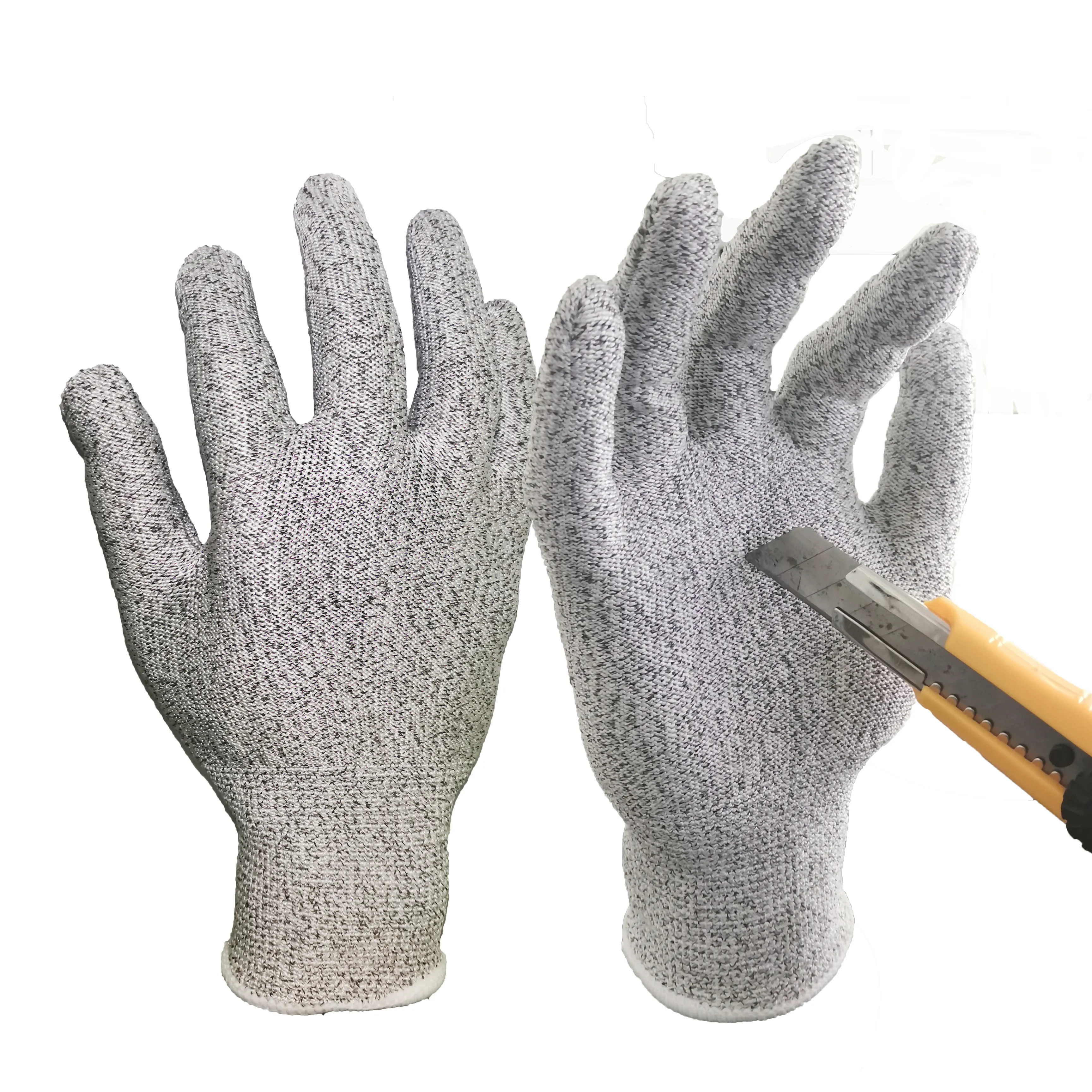 Противоударные Защитные рабочие перчатки HPPE EN388, уровень 3, оптом