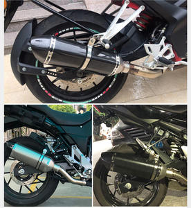 Tubos de Escape para Motocicleta, Sistema de Escape para Motocicleta, Apto para Hurricane 302, NINJA 400, Kaiyue 32, Accesorio de Modificación - Product Image 6