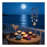 Recipiente para Velas Blanco Mate con Tapa y Caja para Muestras de Cera Aromática Personalizada, Exhibición y Programa de Presentación al por Menor