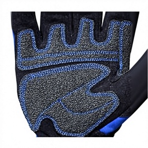 Gants de sport respirants en coton/spandex bleu de haute qualité, niveau de protection 3/5, personnalisables pour hommes et femmes, usage extérieur - Product Image 3