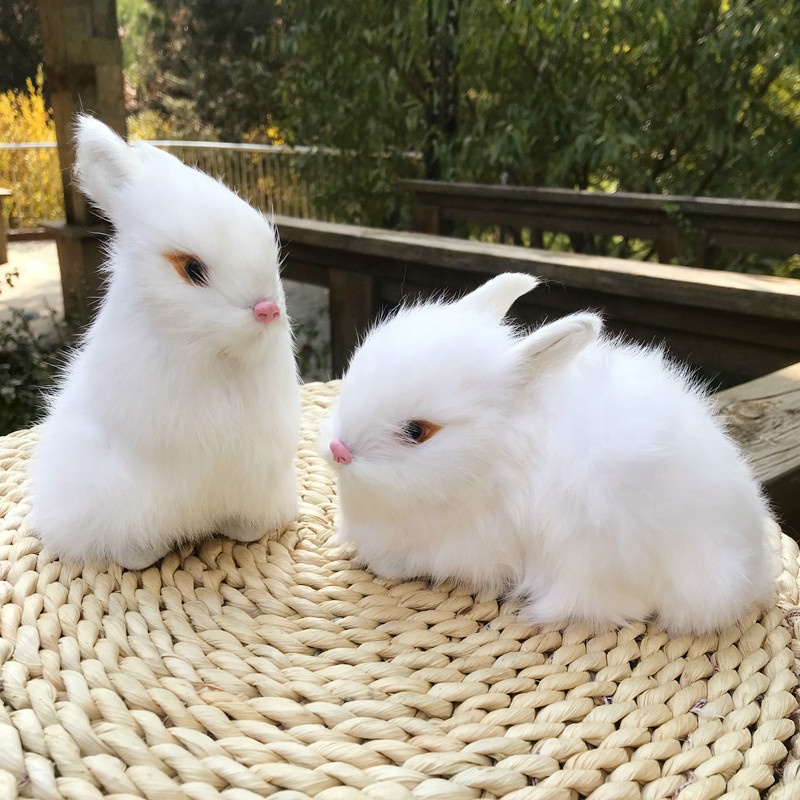 Имитация кроличьего меха, поделки, домашние украшения, кролик Zakka, меховые поделки, подарки для праздника, домашний декор