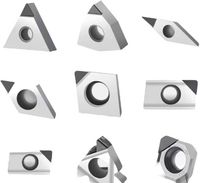 FONHAE Outils à pointe PCD à tranchant aiguisé, plaquettes de tournage CNC, outil de coupe diamanté pour le travail du bois, du métal et du plastique, OEM de haute qualité