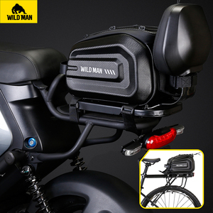 <span class=keywords><strong>Borsa</strong></span> Rigida Impermeabile WILD MAN GD5 4L per Portapacchi Posteriore Moto/Bicicletta, <span class=keywords><strong>Borsa</strong></span> da Sella, <span class=keywords><strong>Borsa</strong></span> da Trasporto Posteriore per Bicicletta - Product Image 4