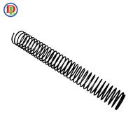 Moteurs de distributeur automatique industriels en spirale pour bouteilles de boissons, 3, 5, 10 compartiments, 17,7 pouces, OD66mm, bobines métalliques noires, personnalisés en usine
