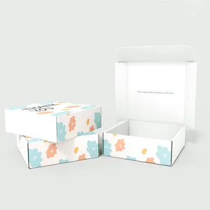 Hot Luxury Mailer Box Fancy Pink Printed Other Colour Logo Shipping Packaging Boxes Mailing Boxes For Clothes Soles