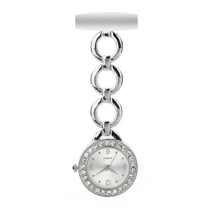 Vintage Antique Copper Quartz Pocket Watch with Chain, Spider Web Engraved Design, Nostalgic Commemorative Style - Product Image 3