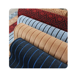 Thảm trải sàn nhung gân giá rẻ, nhà sản xuất thảm không dệt, thảm triển lãm nhung gân hai màu - Product Image 5