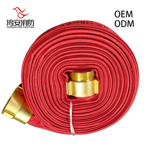 Manguera Contra Incendios NFPA 1961, 16 Bares, Caucho <span class=keywords><strong>de</strong></span> Nitrilo, 30m, 2.5 Pulgadas, Acoplamiento NST, Resistente al Combustible, Poliéster Flexible <span class=keywords><strong>de</strong></span> Alta Tenacidad - Product Image 1