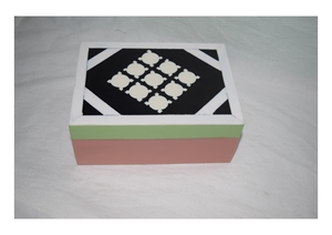 Quality Assured Eco-Friendly Multifunction Wooden Resin <b>Boxes</b> Rectangle Shape <b>Vintage</b> Design Handmade 100% Polished Surface 5kg - Product Image 3