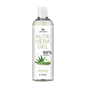 Prodotti lenitivi con etichetta privata 100% puro estratto di Vera cura della pelle Gel di Aloe Vera per post-sole