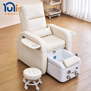 Fauteuil de pédicure OEM inclinable en cuir PU <span class=keywords><strong>avec</strong></span> bassin pour les pieds, couleur personnalisée, <span class=keywords><strong>mobilier</strong></span> de salon de manucure et <span class=keywords><strong>spa</strong></span> - Product Image 2