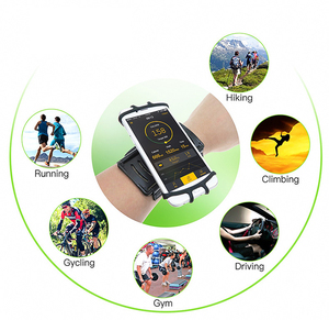 卸売カスタムプロモーションギフト携帯電話アクセサリー携帯電話アームバンド360回転携帯電話リストバンドホルダーiPhone12用 - Product Image 6