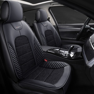 Coussin de <span class=keywords><strong>siège</strong></span> de voiture adapté à toutes les saisons, confortable, respirant, en coton et lin, coussin de selle simple de qualité supérieure - Product Image 4