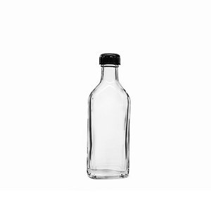 Botella Cuadrada de Vidrio Transparente con Tapa Segura, Elegante, Duradera <span class=keywords><strong>y</strong></span> Reutilizable para Cocina Comercial, Aceite de Oliva, Vinagre, Jugos <span class=keywords><strong>y</strong></span> Siropes - Product Image 3
