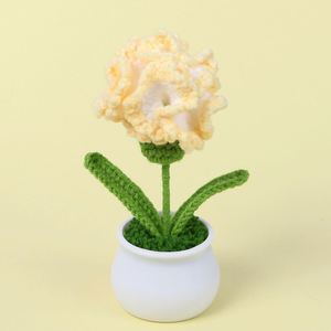 Hilo de Lana Carnation Morning Glory para Tejer a Mano, Color Macaron, Flor, Navidad, Halloween, Decoración de Plantas en Maceta, Graduación - Product Image 6