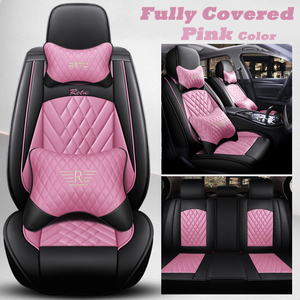 Coprisedili <span class=keywords><strong>Auto</strong></span> Universali in Pelle di Lusso a Prezzo Conveniente, Design Elegante <span class=keywords><strong>per</strong></span> Signore - Product Image 2
