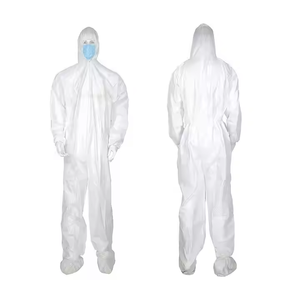 Personalización de alta calidad no tejido al por mayor materiales desechables impermeables microporosos <span class=keywords><strong>traje</strong></span> de trabajo <span class=keywords><strong>precio</strong></span> bajo - Product Image 1