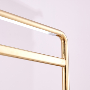 Một Bộ Vàng Trắng Marble Quần Áo Hiển Thị Đứng Giá Với Led Cửa Hàng Bán Lẻ Cửa Hàng Phụ Kiện Cho Quần Áo Hiển Thị - Product Image 6