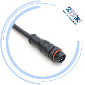 สาย M12 6-core ตัวผู้ตัวเมียตัวเมีย IP67สายเคเบิล PVC มีความยืดหยุ่น6ขาสำหรับตัวกระตุ้น - Product Image 4