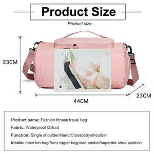 <span class=keywords><strong>Bolsa</strong></span> <span class=keywords><strong>de</strong></span> Deporte Impermeable <span class=keywords><strong>de</strong></span> Moda Personalizada, Ideal para Gimnasio, Viajes Cortos y Fin <span class=keywords><strong>de</strong></span> Semana, para Mujer - Product Image 3