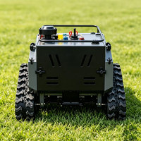 Broyeur à fléaux télécommandé broyeur à fléaux robuste avec moteur diesel 1102 pour herbe rugueuse vergers et coupe de végétatio