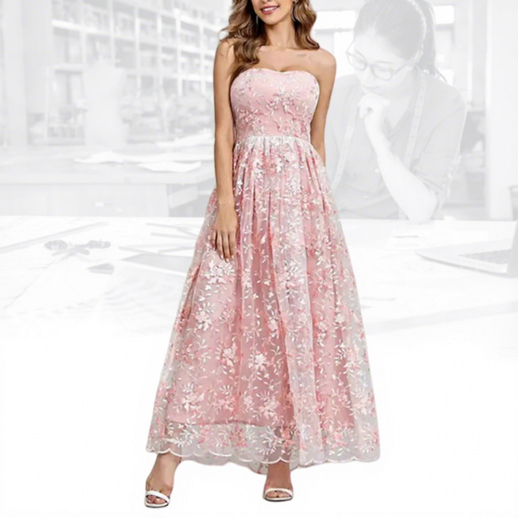Pink Tulle Dress Women