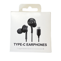 Écouteurs filaires intra-auriculaires 3.5mm IA500 Écouteurs Type-C Interfaces écouteur akg avec contrôle du volume du micro pour téléphone portable Samsung
